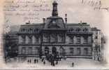 Cpa Clichy (92) La Mairie , Belle Animation , 1903 , Dos Non Séparé - Clichy