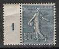 FRANCE 1921 N° 161 Millesime 1 Neuf ** Affaire 30% Cote - Millesimes