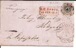 Rl143/- RUSSLAND - St. Petersburg 1858, Michel 2 X (dickes Papier) Brief, Cover, Letter, Lettre - Cartas & Documentos