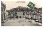 CPA. ANIMEE. VOIRON.  PLACE SAINT BRUNO. DATEE 1910. - Voiron