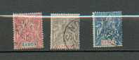 GAB 140 - YT 20-21-23 Obli - Used Stamps