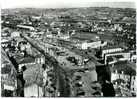 CPSM EN AVION AU DESSUS DE MARMANDE Place Gambette Et La Gare (Manège Kiosque) - Marmande