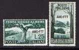 FETE DES ARBRES 1951 ITALIE - SURCHARGE TRIESTE - Mint/hinged