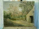 - PAYSAGE AVEC RUISSEAU ET MOULIN ANCIEN . HUILE SUR TOILE SIGNEE FOURNIER ,  DATEE 1901 ET TITREE - Oelbilder