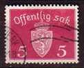 Q8124 - NORWAY NORVEGE Service N°33 - Dienstzegels