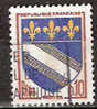 Timbre France Y&T N°1353 A (02) Obl.  Armoirie De Troyes.  0.10 F. Brun, Outremer Et Jaune. Cote 0,15 € - 1941-66 Armoiries Et Blasons