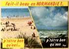 Cpsm Fait Il Beau En NORMANDIE ? P'tetre Ben Qu'oui P'tetre Ben Qu'non - Haute-Normandie