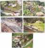 Cpsm 38 SAINT MARCELLIN CHATTE Jardin Ferroviaire Lot De 5 Cartes - Saint-Marcellin