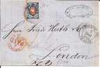 Rl162- RUSSLAND -/ Mi. 22x Auf Brief Nach London 1871 1880 - Brieven En Documenten