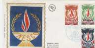 Unesco N 43 .45   Obl. 1975 - Lettres & Documents