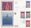 Unesco N 39 .42   Obl. 1969 Et 1971 - Storia Postale
