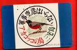 Japan Japon  Telefonkarte Télécarte Phonecard Telefoonkaart - Bird  Vogel  Oiseau - Uccelli Canterini Ed Arboricoli