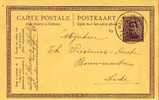 A00031 - P018-058 - Entier Postal - Carte Postale N° 58 - Tirage De Malines - 15c. Violet Sur Jaune - 10-08-1921 - 1.35 - Cartoline 1909-1934