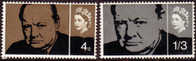 Grande-Bretagne - Y&T  397 à 398 (SG  661 à 662) * (MH) - Churchill Commemoration - Unused Stamps