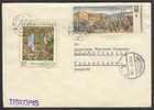 Czechoslovakia BRNO Cover 1971 To Copenhagen Denmark TISKOPIS In Violet Cancel - Covers & Documents