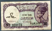 Egypte Billet 5 Piastres - Egypte