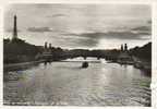 CP - PHOTO - PARIS - AT TWILIGHT - PERSPECTIVE OF THE SEINE - 2912 - AU CREPUSCULE - PERSPECTIVE SUR LA SEINE - 2912 - Die Seine Und Ihre Ufer