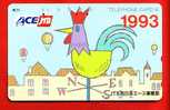 Japan Japon  Telefonkarte Télécarte Phonecard Telefoonkaart -JTB  Ballon Bird  Vogel  Oiseau   Hahn Henne Huhn - Galline & Gallinaceo