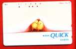 Japan Japon  Telefonkarte Télécarte Phonecard Telefoonkaart - Bird  Vogel  Oiseau Küken Chicken - Gallinaceans & Pheasants