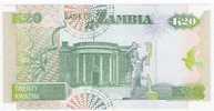 Zambie Billet 20 Kwacha 1992 NEUF - Zambia