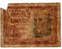 Espagne Billet 1 Peseta 22/07/1953 B - 1-2 Peseten