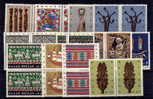 Grèce 1966, Les Arts Populaires, 899/910**     Postfrich 921/932** - Unused Stamps