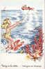 Carte 1950 Vertige De La Vitesse - Ski Nautique Fantaisie Fillette - Water-skiing