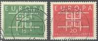 FRG/RDA/BRD 1963 Europa  Mi 406-7 / Sc 867-8 / YT 278-9 Gestempelt / Oblitéré / Used - 1963