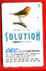 Japan Japon  Telefonkarte Télécarte Phonecard Telefoonkaart - Bird Vogel Oiseau - Pájaros Cantores (Passeri)
