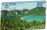 THAILAND  50 BAHT  TROPICAL   LANDSCAPE   PALMS  L&G EARLY CARD  READ DESCRIPTION !! - Tailandia