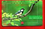 Japan Japon  Telefonkarte Télécarte Phonecard Telefoonkaart - Bird Vogel Oiseau - Zangvogels