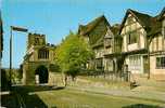 WEST GATE AND LORD LEYCESTER'S HOSPITAL . WARWICK - Warwick