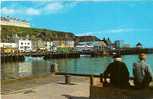 THE HARBOUR AND WEST CLIFF .WHITBY. - Whitby