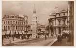 Derry's Clock, Plymouth Real Photo Vintage WWII Postcard - Plymouth