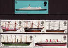 Grande-Bretagne - Y&T  549 à 554 (SG  778 à 783) ** (MNH) - Ships - Nuevos