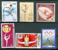 GYMNASTIQUE: Lot N°13 De 6 Timbres Différents URSS CCCP - Monaco - Mongolie - Pologne - Bulgarie - Cambodge - Gymnastics