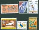 GYMNASTIQUE: Lot N°14 De 6 Timbres Différents URSS CCCP - Monaco - Mongolie - Pologne - Bulgarie - Cambodge - Gymnastique