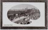 Jamaica Bridge, Glasgow Antique Postcard, Horse-drawn Wagons, Pedestrians - Lanarkshire / Glasgow