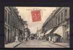 27 VERNEUIL Rue Thiers, Coté De La Gare, Bien Animée, Commerces, Ed Morand, 1907 - Verneuil-sur-Avre