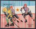 Olympia´84, Nicaragua Bl.155 , O  (2432)* - Hiver 1984: Sarajevo