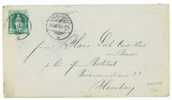 Stehende Helvetia 1883 25 Rp Auf Bief Nach Hamburg, 3 Scans - Lettres & Documents