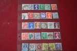 ROYAUME-UNI-GREAT-BRITAIN - -perforès-PERFORES - PERFINS-PERFURADO-PERFORATIS -30 TIMBRES - Perforés