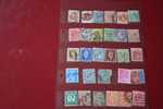 ROYAUME-UNI  -  GREAT- BRITAIN - -perforès-PERFORES - PERFINS-PERFURADO-PERFORA TIS -32 TIMBRES - Perfins