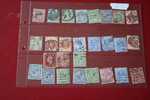 ROYAUME-UNI  -  GREAT- BRITAIN - -perforès-PERFORES - PERFINS-PERFURADO-PERFORA TIS -27 TIMBRES - Perfins