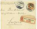 Stehende Helvetia 1895 Auf Briefabschnitt, 3 Scans, - Brieven En Documenten