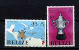 Belize ** N° 369/370 - Coupe Du Monde De Cricket - Belize (1973-...)