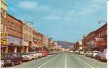 Longview WA, Chrome Street Scene Postcard, 1950s/60s Vintage US Autos, Tavern - Autres & Non Classés