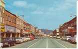 Longview WA, Chrome Street Scene Postcard, 1950s/60s Vintage US Autos, Tavern - Andere & Zonder Classificatie
