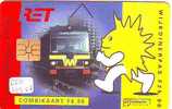 Nederland CHIP TELEFOONKAART (CRD-002.02) TREIN TRAIN * Telecarte A PUCE PAYS-BAS NETHERLANDS  Niederlande PRIVE PRIVATE - Private