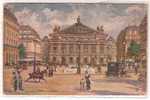 18847)cartolina Illustratoria  Paris - L'opera    - Nuova - Ile-de-France